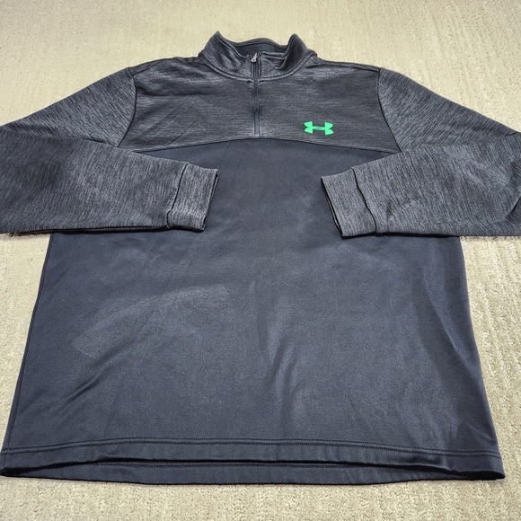 Under Armour Storm Sweater Fleece Men XL *READ Water Repellent Golf 1/4 Zip - Picture 1 of 7
